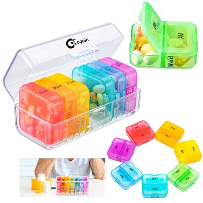 Weekly Pill Organizer with Case