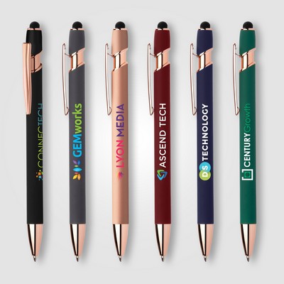 Ellipse Gel Softy Rose Gold w/Stylus - Full-Color Inkjet